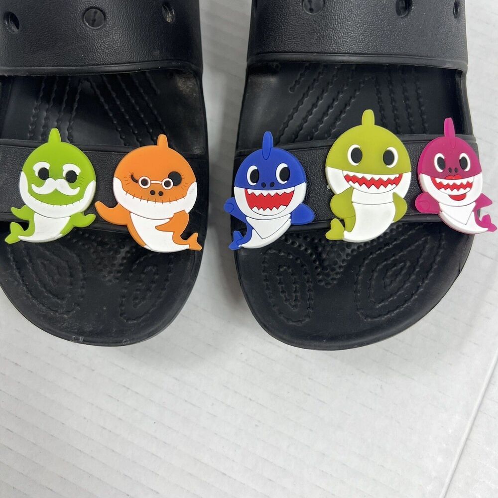 4 Shoe Charms for Crocs Sharks